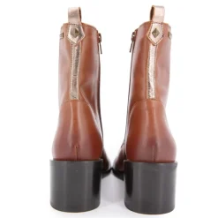 Clearance Bottines à talons Lapera tan à lacets Femme Femme Boots, Bottines