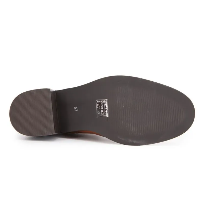 Clearance Bottines à talons Lapera tan à lacets Femme Femme Boots, Bottines