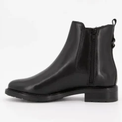 Hot Bottines basses es avec élastique cuir Femme Femme Boots, Bottines