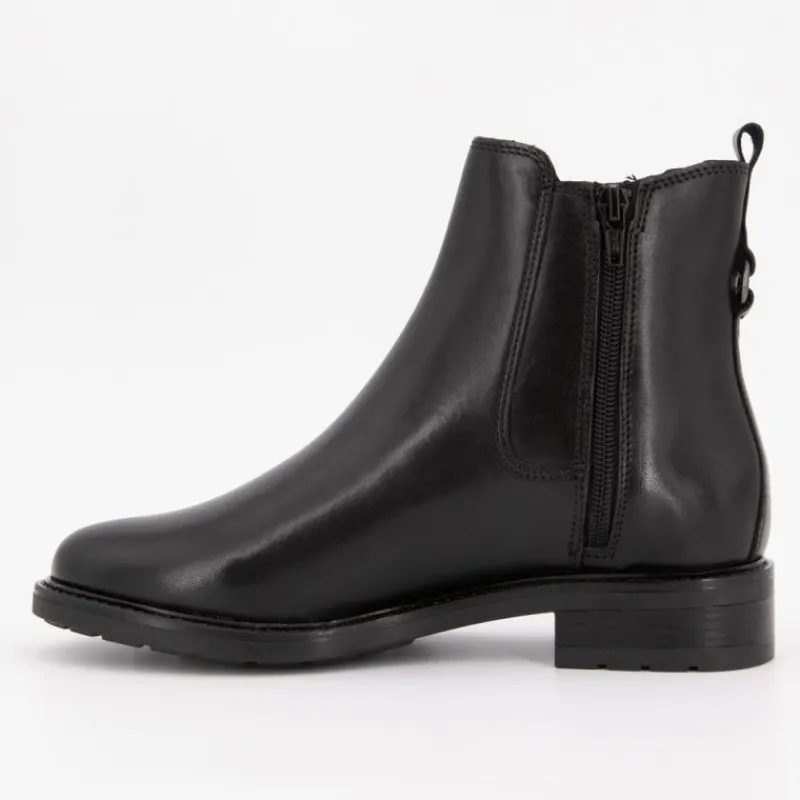 Hot Bottines basses es avec élastique cuir Femme Femme Boots, Bottines