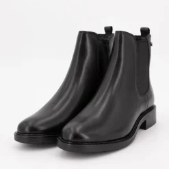 Hot Bottines basses es avec élastique cuir Femme Femme Boots, Bottines