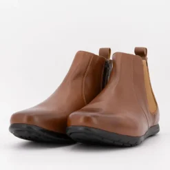 Discount Bottines chelsea cuir cognac semelle noire Homme Homme Boots, Bottines