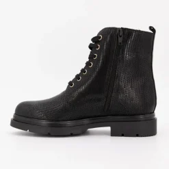 Discount Bottines cuir à lacets soraya imprimé serpent Femme Femme Boots, Bottines