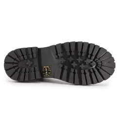 Bottines cuir grainé reine avec lacets Femme Femme Boots, Bottines