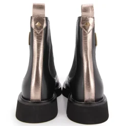 Online Bottines cuir Loom bande dorée Femme Femme Boots, Bottines