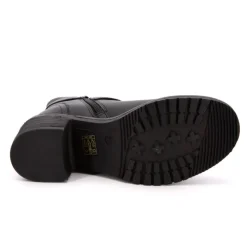 Discount Bottines cuir Mell motard à boucles Femme Femme Boots, Bottines