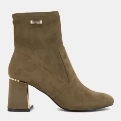 New Bottines Dam suédine liseré or Femme Femme Boots, Bottines