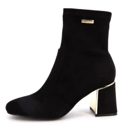 Clearance Bottines Dam suédine liseré or Femme Femme Boots, Bottines