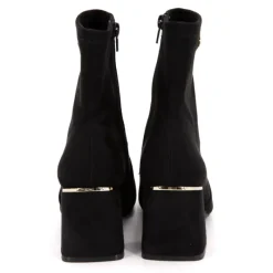 Clearance Bottines Dam suédine liseré or Femme Femme Boots, Bottines