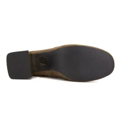 Clearance Bottines Dam suédine liseré or Femme Femme Boots, Bottines