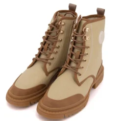 Bottines en tissu Dypster noir avec fermeture éclair Femme Femme Boots, Bottines