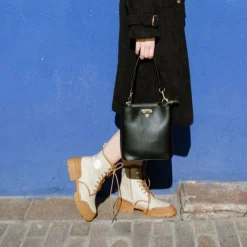 Bottines en tissu Dypster noir avec fermeture éclair Femme Femme Boots, Bottines