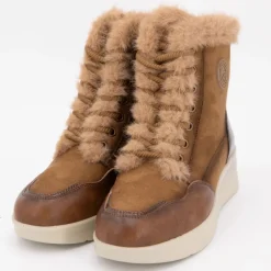 Best Bottines fourrées compensées à lacets Femme Femme Boots, Bottines