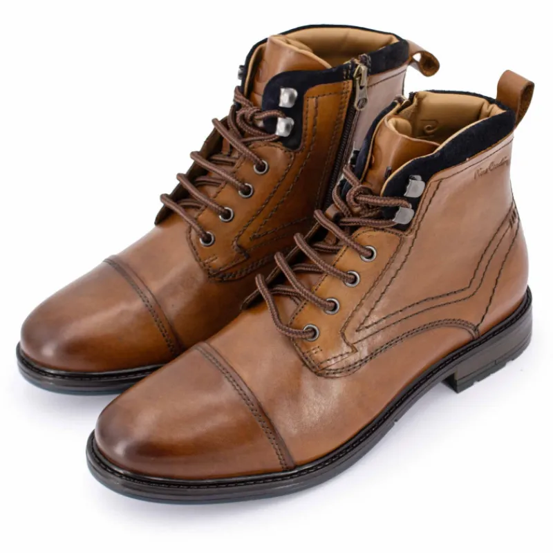 Bottines Henrycar à Lacets Wilex73 Cuir Homme Homme Boots, Bottines