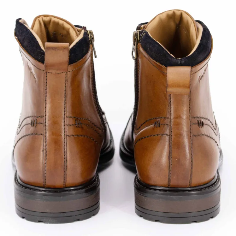 Bottines Henrycar à Lacets Wilex73 Cuir Homme Homme Boots, Bottines