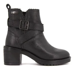 Sale Bottines motif serpent Mell en cuir Femme Femme Boots, Bottines