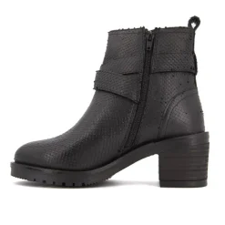 Sale Bottines motif serpent Mell en cuir Femme Femme Boots, Bottines