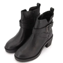 Sale Bottines motif serpent Mell en cuir Femme Femme Boots, Bottines