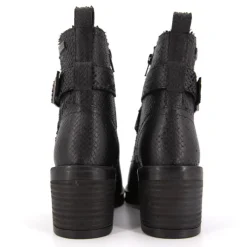 Sale Bottines motif serpent Mell en cuir Femme Femme Boots, Bottines