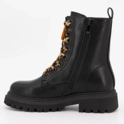 Sale Bottines es à lacets léopard effet velours Enfant Enfant Chaussures Fille|Chaussures Garçon