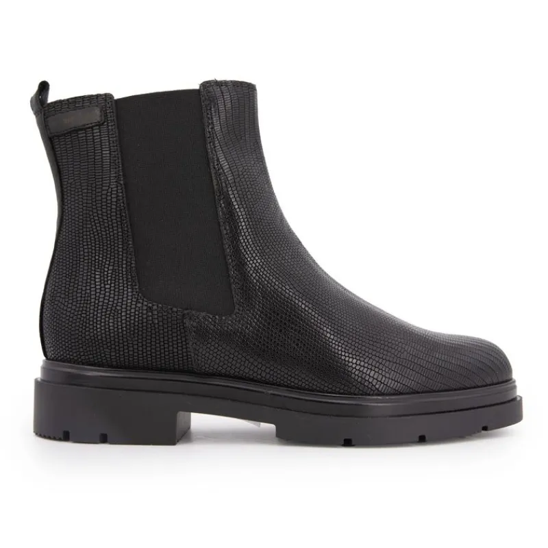 Outlet Bottines es selma motif peau de serpent en cuir Femme Femme Boots, Bottines