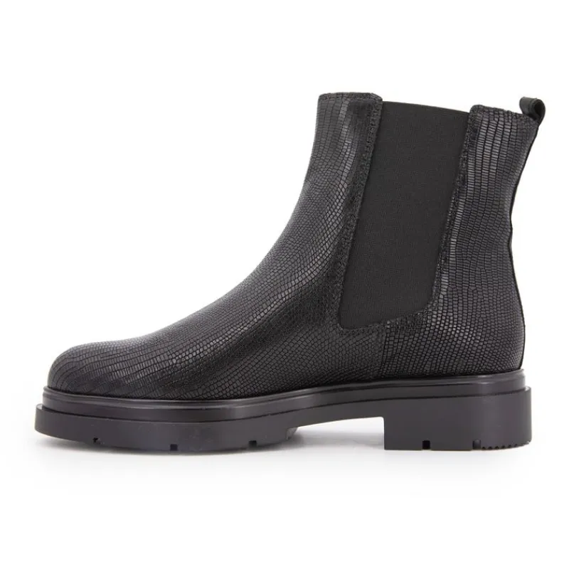 Outlet Bottines es selma motif peau de serpent en cuir Femme Femme Boots, Bottines