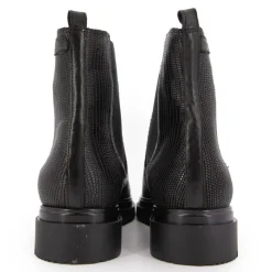 Outlet Bottines es selma motif peau de serpent en cuir Femme Femme Boots, Bottines