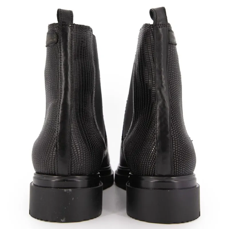 Outlet Bottines es selma motif peau de serpent en cuir Femme Femme Boots, Bottines