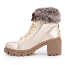 Discount Bottines Rosenn fausse fourrure marron Femme Femme Boots, Bottines