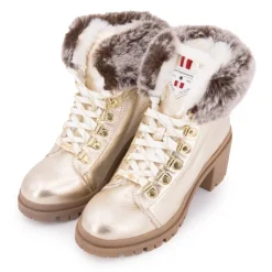 Discount Bottines Rosenn fausse fourrure marron Femme Femme Boots, Bottines