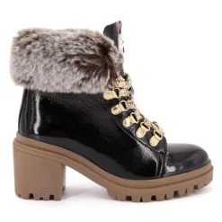 Clearance Bottines Rosenn or fausse fourrure marron Femme Femme Boots, Bottines