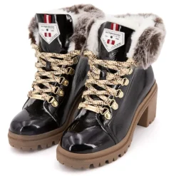 Clearance Bottines Rosenn or fausse fourrure marron Femme Femme Boots, Bottines