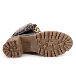 Clearance Bottines Rosenn or fausse fourrure marron Femme Femme Boots, Bottines