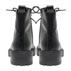 Best Bottines similcuir fermeture éclair à lacets femme Femme Boots, Bottines