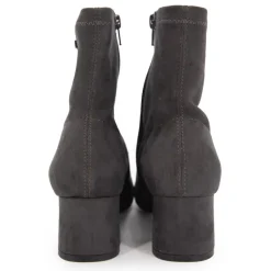 Best Bottines talons carrés Daniela gris suédine Femme Femme Boots, Bottines