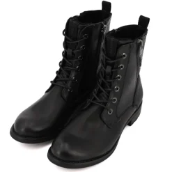 Discount Bottines zippées doublées fausse fourrure Femme Femme Boots, Bottines