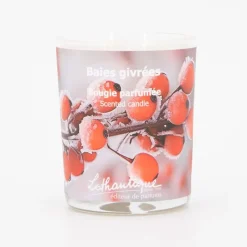 New Bougie parfumee baies givrees 160g bgibg16 Mixte Bougies, Senteurs|Décoration