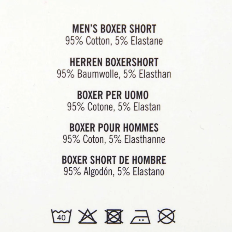 Hot Boxer imprimé graphique coton stretch Homme Homme Boxer, Caleçon