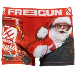 Hot Boxer imprimé Père Noël microfibre avec coffret canetteHomme Homme Boxer, Caleçon