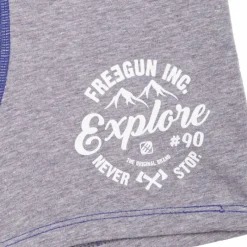 Online Boxer motif graphique surpiqures bleues Homme Homme Boxer, Caleçon