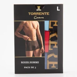 Sale Boxer x3 fancy 26548 Homme Homme Boxer, Caleçon