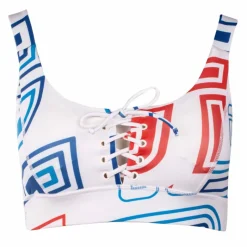 Outlet Brassiere avec lacet imprimé graphique Femme Femme Lingerie|Vetements De Sports Femme