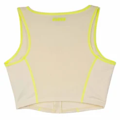 Brassiere structuré liseré coloré avec fermeture éclair Femme Femme Lingerie|Vetements De Sports Femme