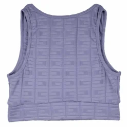 Outlet Brassiere texturée col rond Femme Femme Lingerie|Vetements De Sports Femme