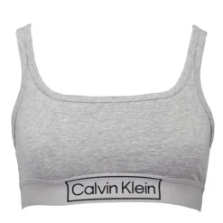 Outlet Brassière coton gris chiné Femme Femme Lingerie|Vetements De Sports Femme