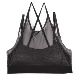 Clearance Brassière sport mèche devant double bretelle Femme Femme Lingerie|Vetements De Sports Femme