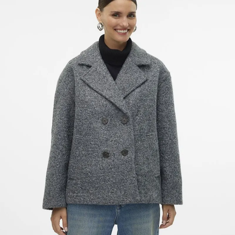 Best Caban Elite bella doux avec col à revers Femme Femme Veste, Doudoune, Manteau