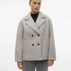 Outlet Caban Elite bella doux avec col à revers Femme Femme Veste, Doudoune, Manteau