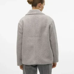 Outlet Caban Elite bella doux avec col à revers Femme Femme Veste, Doudoune, Manteau