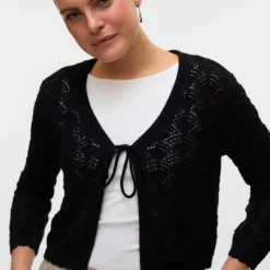 Discount Cardigan Verena birch brodé à nouer Femme Femme Pull, Gilet, Sweat